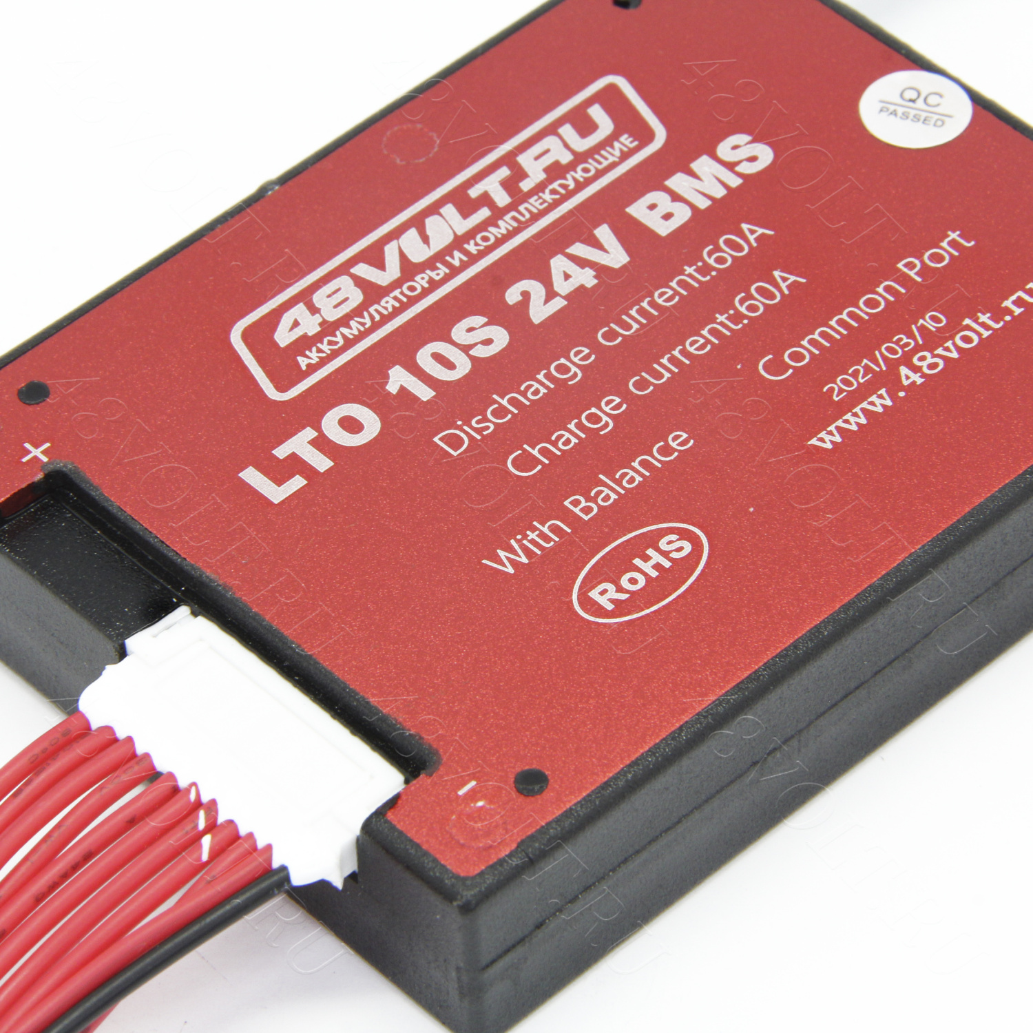 BMS LTO 10S 24V 60A симметрия